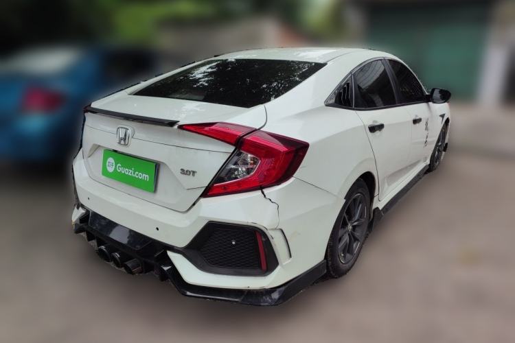 Used Honda Civic 2019 220TURBO CVT Dynamic Edition China VI Rear Right 45 Deg
