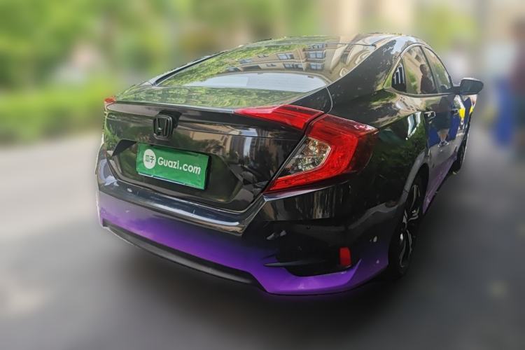 Used Honda Civic 2019 220TURBO CVT Power Edition China VI Emission Standard Rear Right 45 Deg