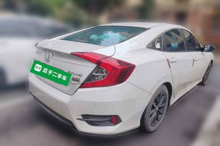 Used Honda Civic 2019 220TURBO CVT Dynamic Edition China VI Rear Right 45 Deg