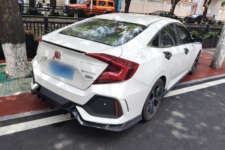 Used Honda Civic 2019 220TURBO CVT Dynamic Edition China VI Emission Standard Rear Right 45 Deg