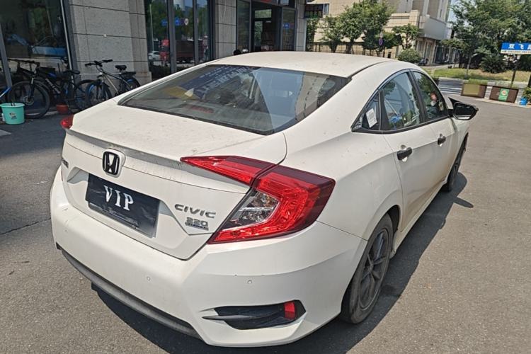 Used Honda Civic 2019 220TURBO CVT Dynamic Edition China VI Rear Right 45 Deg