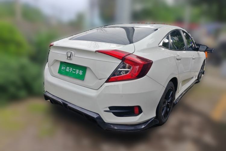 Used Honda Civic 2019 220TURBO CVT Dynamic Edition China VI Rear Right 45 Deg