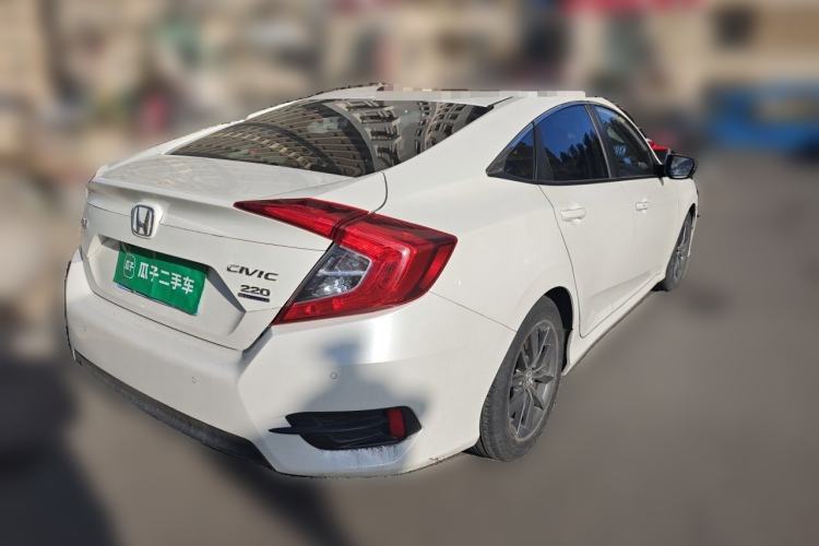 Used Honda Civic 2019 220TURBO CVT Dynamic Edition China VI Rear Right 45 Deg