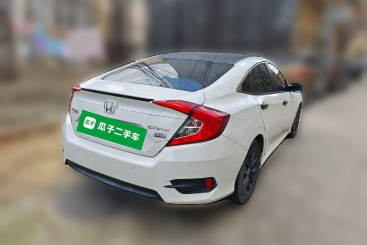 Used Honda Civic 2019 220TURBO CVT Dynamic Edition China VI Rear Right 45 Deg