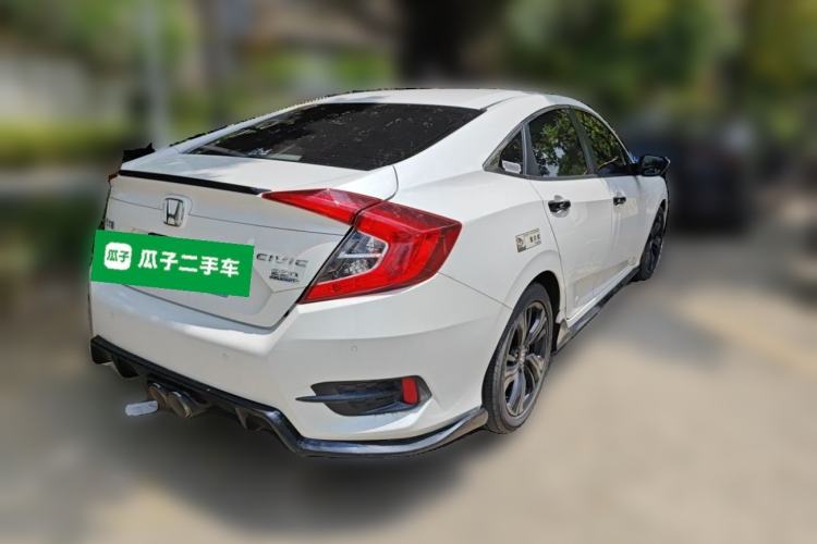 Used Honda Civic 2019 220TURBO CVT Dynamic Edition China VI Emission Standard Rear Right 45 Deg