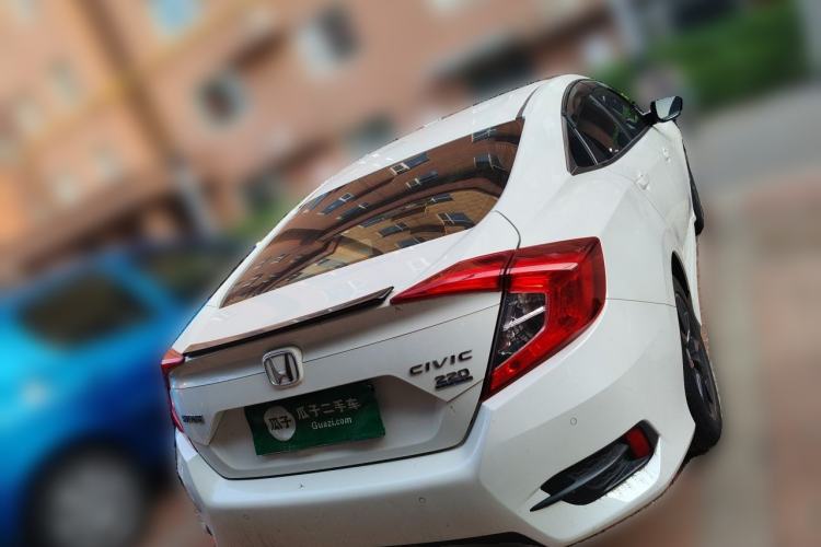 Used Honda Civic 2019 220TURBO CVT Dynamic Edition China VI Rear Right 45 Deg