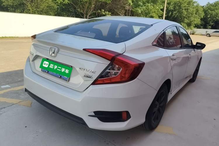 Used Honda Civic 2019 180TURBO CVT Shangqing Edition China VI Rear Right 45 Deg
