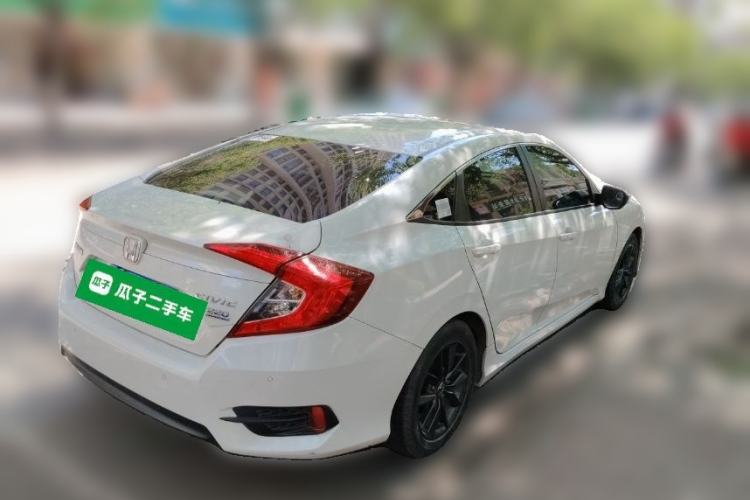Used Honda Civic 2019 220TURBO CVT Dynamic Edition China VI Rear Right 45 Deg