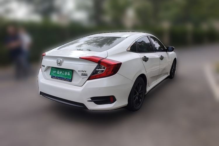 Used Honda Civic 2019 220TURBO CVT Dynamic Edition China VI Rear Right 45 Deg