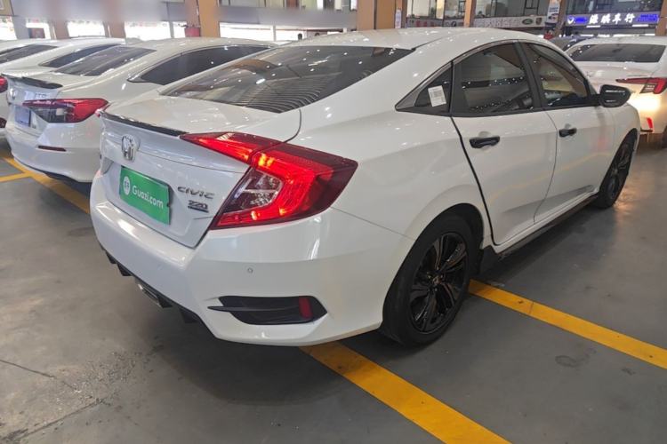 Used Honda Civic 2019 220TURBO CVT Dynamic Edition China VI Emission Standard Rear Right 45 Deg