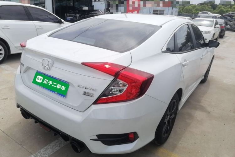 Used Honda Civic 2019 220TURBO CVT Dynamic Edition China VI Rear Right 45 Deg