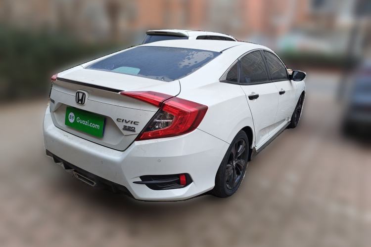 Used Honda Civic 2019 220TURBO CVT Dynamic Edition China VI Emission Standard Rear Right 45 Deg