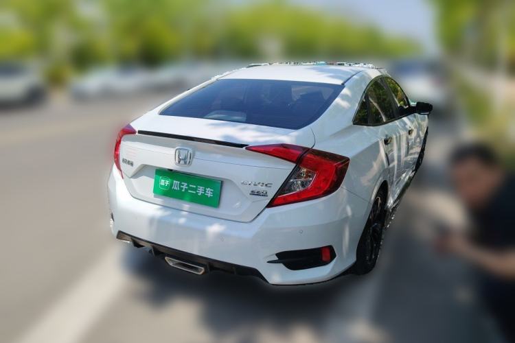 Used Honda Civic 2019 220TURBO CVT Dynamic Edition China VI Emission Standard Rear Right 45 Deg