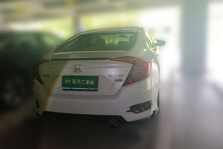 Used Honda Civic 2019 220TURBO CVT Dynamic Edition China VI Rear Right 45 Deg