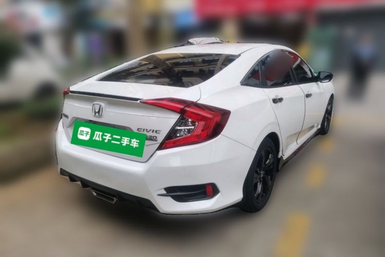 Used Honda Civic 2019 220TURBO CVT Ignition Edition China VI Emission Standard Rear Right 45 Deg