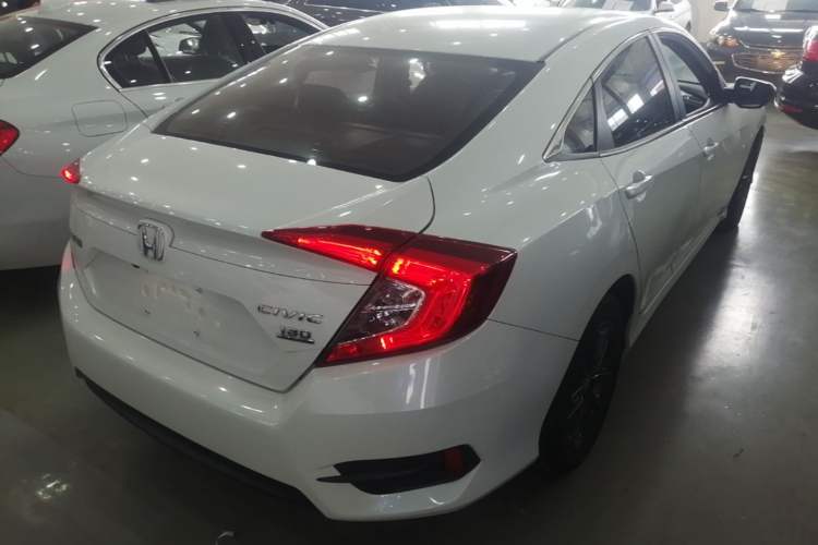 Used Honda Civic 2019 180TURBO CVT Shangdong Edition China VI Rear Right 45 Deg