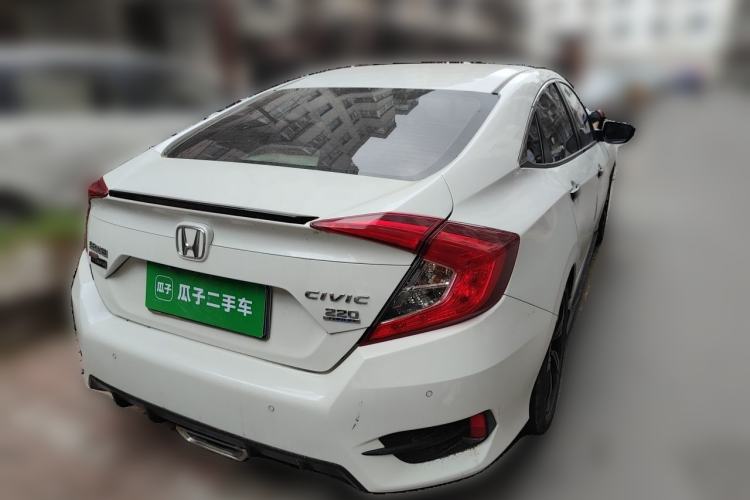 Used Honda Civic 2019 220TURBO CVT Dynamic Edition China VI Emission Standard Rear Right 45 Deg