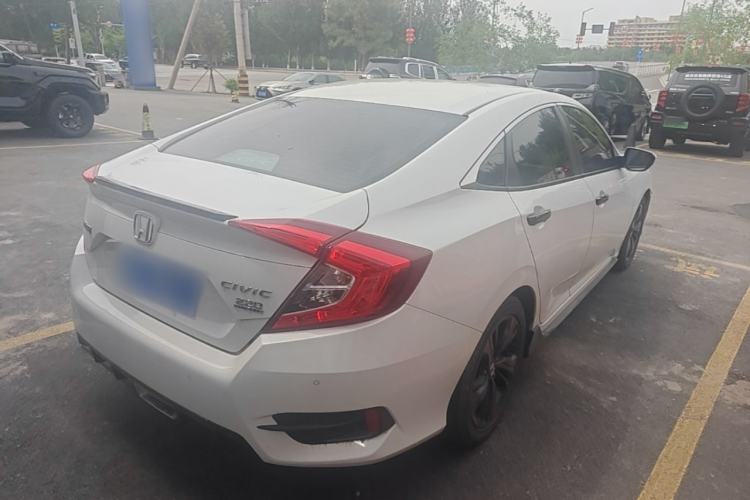 Used Honda Civic 2019 220TURBO CVT Dynamic Edition China VI Emission Standard Rear Right 45 Deg