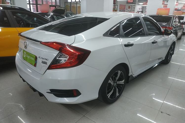 Used Honda Civic 2019 220TURBO CVT Dynamic Edition China VI Emission Standard Rear Right 45 Deg