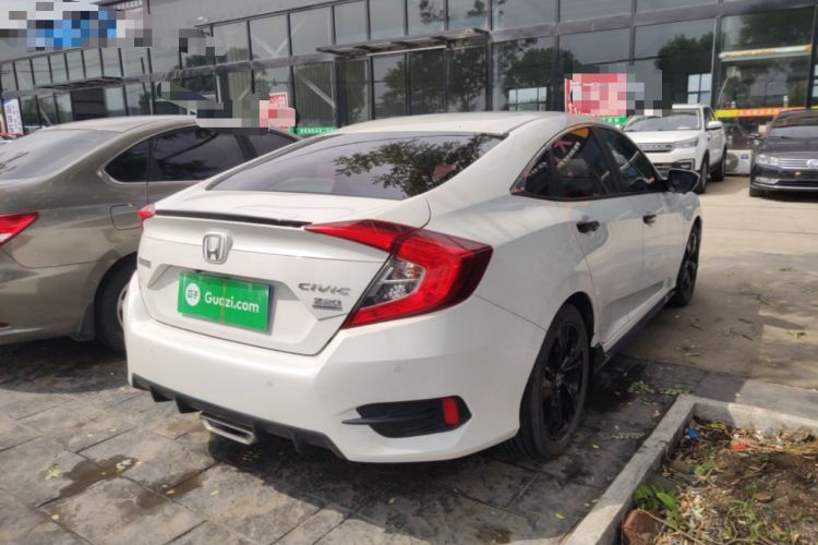 Used Honda Civic 2019 220TURBO CVT Dynamic Edition China V Emission Standard Rear Right 45 Deg