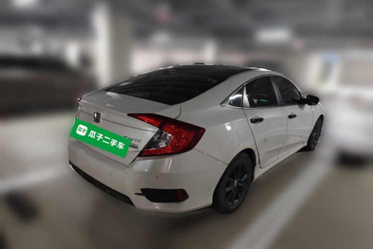 Used Honda Civic 2019 220TURBO CVT Dynamic Edition China V Rear Right 45 Deg