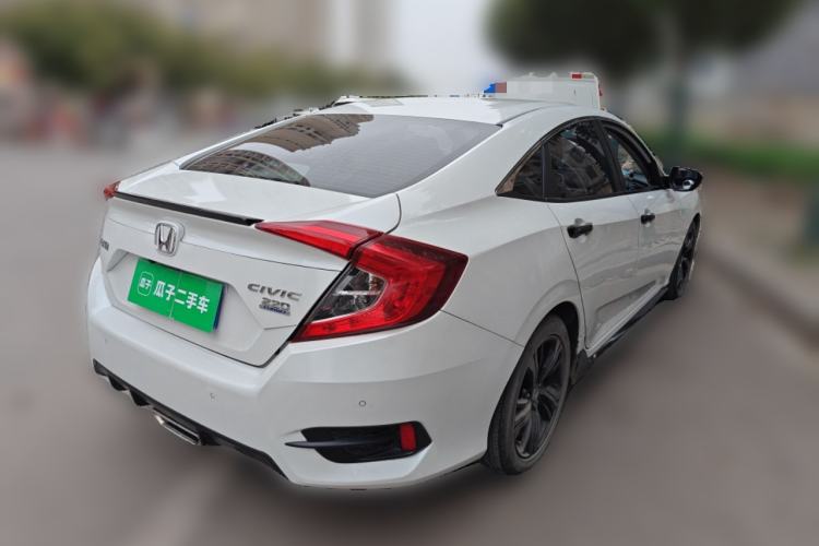 Used Honda Civic 2019 220TURBO CVT Dynamic Edition China VI Emission Standard Rear Right 45 Deg