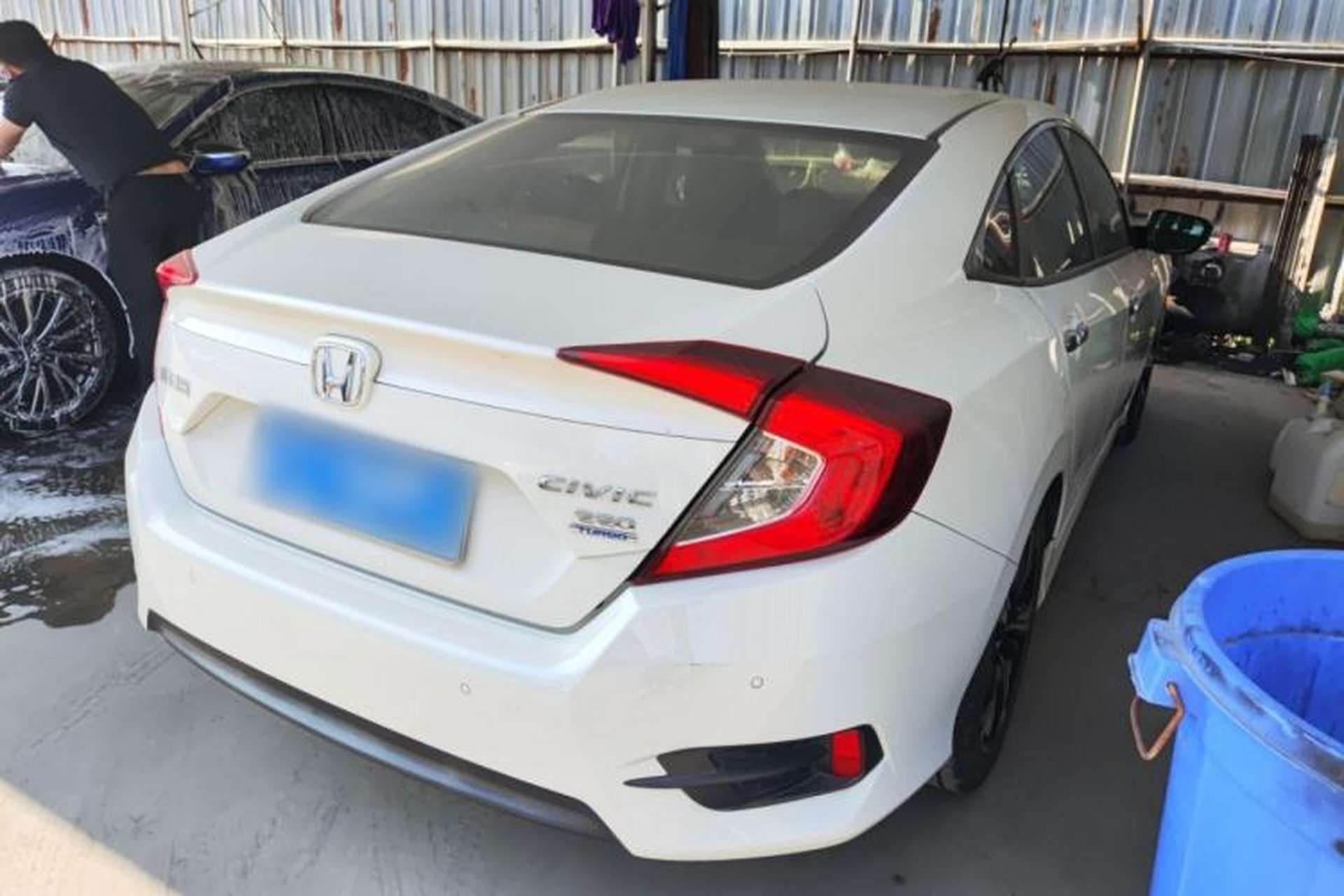 Used Honda Civic 2019 220TURBO CVT Power Edition China VI Emission Standard Rear Right 45 Deg