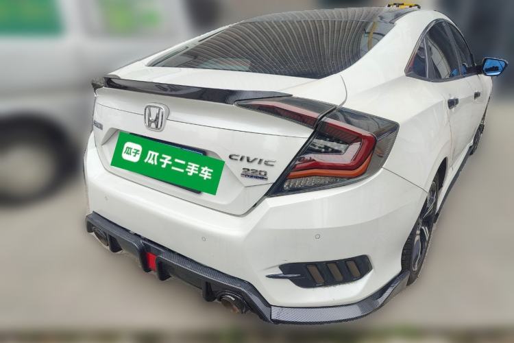 Used Honda Civic 2019 220TURBO CVT Power Edition China VI Emission Standard Rear Right 45 Deg