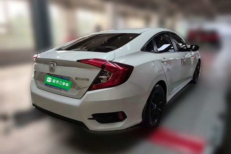 Used Honda Civic 2019 180TURBO CVT Shangdong Edition China VI Rear Right 45 Deg