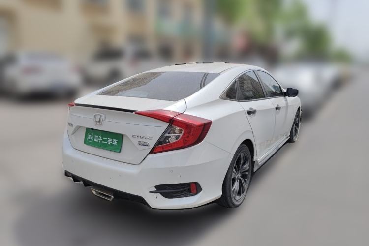 Used Honda Civic 2019 220TURBO CVT Dynamic Edition China VI Emission Standard Rear Right 45 Deg