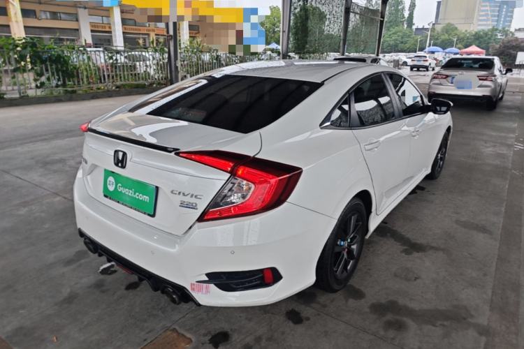 Used Honda Civic 2019 220TURBO CVT Dynamic Edition China VI Rear Right 45 Deg
