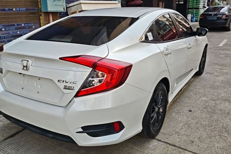 Used Honda Civic 2019 220TURBO CVT Dynamic Edition China VI Rear Right 45 Deg
