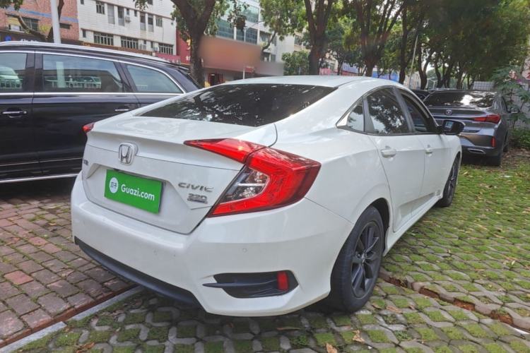 Used Honda Civic 2019 220TURBO CVT Dynamic Edition China VI Rear Right 45 Deg