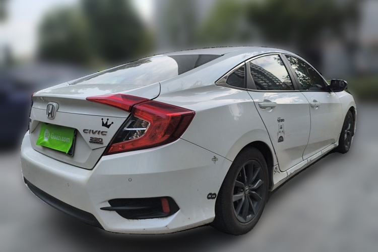 Used Honda Civic 2019 220TURBO CVT Dynamic Edition China VI Rear Right 45 Deg