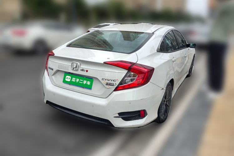 Used Honda Civic 2019 220TURBO CVT Dynamic Edition China VI Rear Right 45 Deg