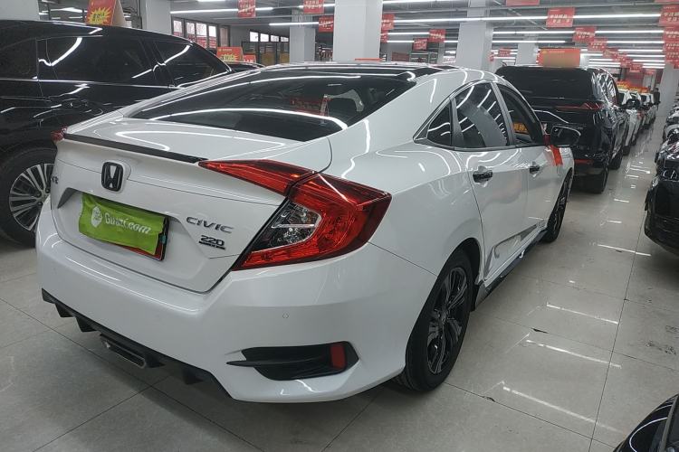 Used Honda Civic 2019 220TURBO CVT Dynamic Edition China VI Emission Standard Rear Right 45 Deg