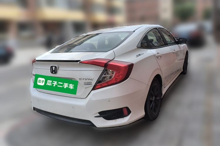 Used Honda Civic 2019 220TURBO CVT Dynamic Edition China VI Rear Right 45 Deg