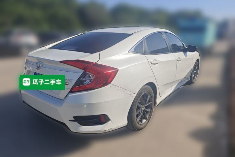 Used Honda Civic 2019 180TURBO CVT Shangdong Edition China VI Rear Right 45 Deg