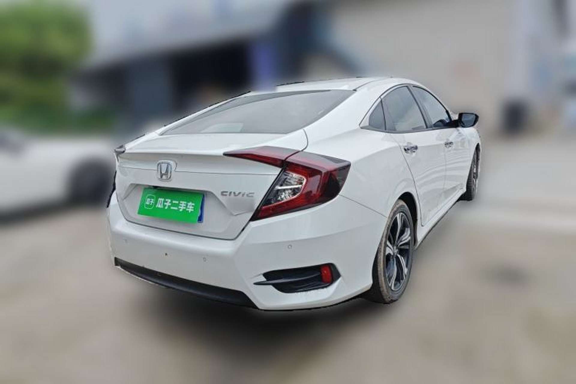 Used Honda Civic 2019 220TURBO CVT Power Edition China VI Emission Standard Rear Right 45 Deg