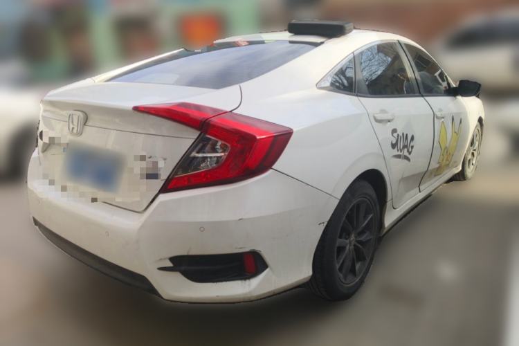 Used Honda Civic 2019 220TURBO Manual Jinkong Edition China V Emission Standard Rear Right 45 Deg