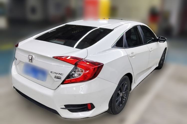 Used Honda Civic 2019 220TURBO CVT Dynamic Edition China VI Rear Right 45 Deg