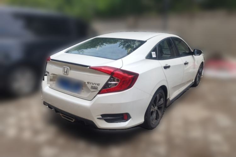 Used Honda Civic 2019 220TURBO CVT Dynamic Edition China VI Emission Standard Rear Right 45 Deg