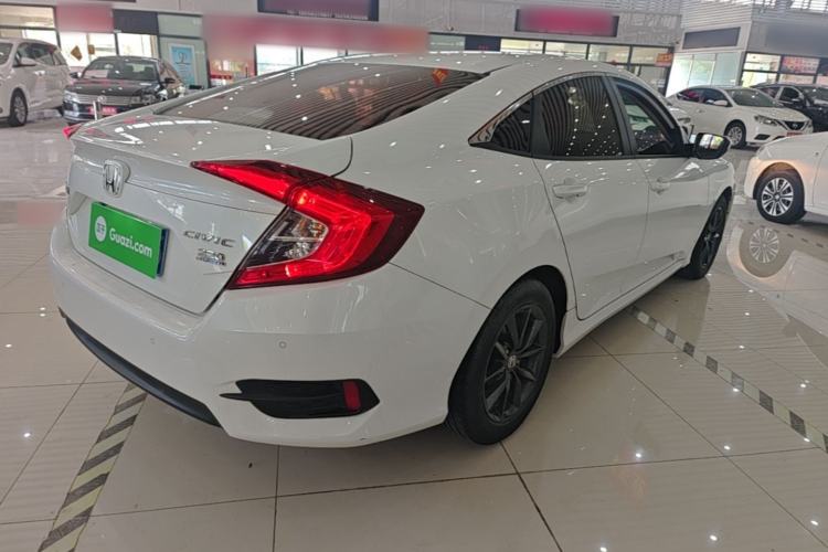Used Honda Civic 2019 220TURBO CVT Dynamic Edition China VI Rear Right 45 Deg