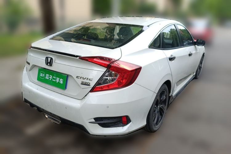 Used Honda Civic 2019 220TURBO CVT Dynamic Edition China VI Emission Standard Rear Right 45 Deg