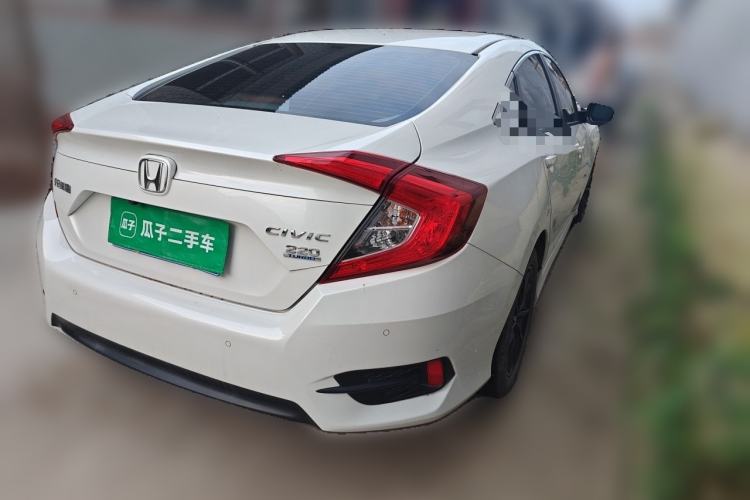 Used Honda Civic 2019 220TURBO CVT Dynamic Edition China VI Rear Right 45 Deg