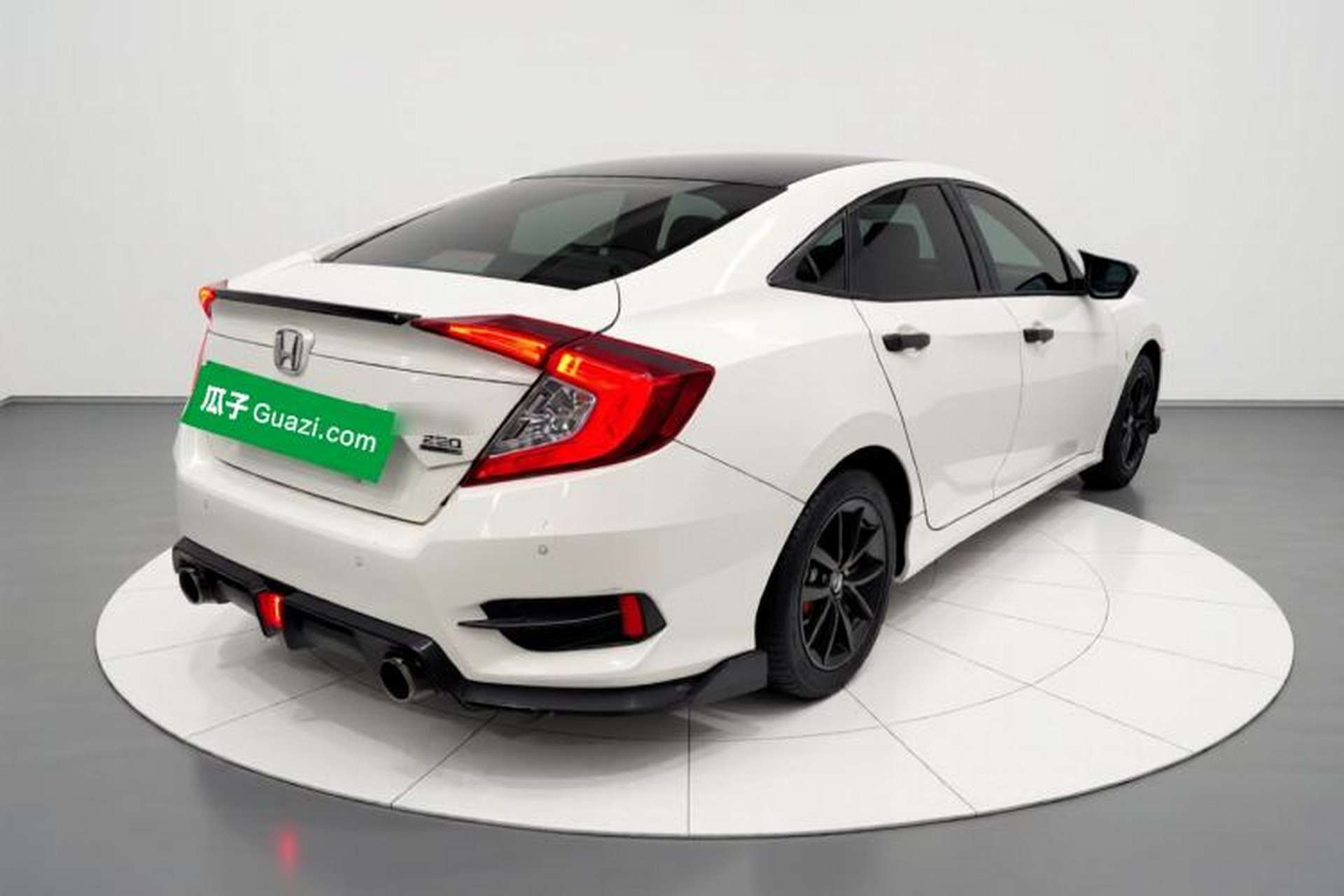 Used Honda Civic 2019 220TURBO CVT Dynamic Edition China VI Rear Right 45 Deg