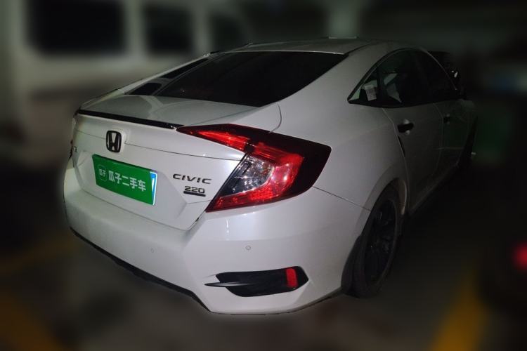 Used Honda Civic 2019 220TURBO CVT Dynamic Edition China VI Emission Standard Rear Right 45 Deg