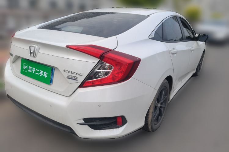 Used Honda Civic 2019 220TURBO CVT Dynamic Edition China VI Rear Right 45 Deg