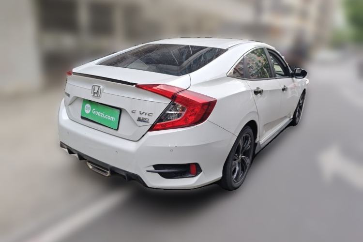 Used Honda Civic 2019 220TURBO CVT Dynamic Edition China VI Emission Standard Rear Right 45 Deg