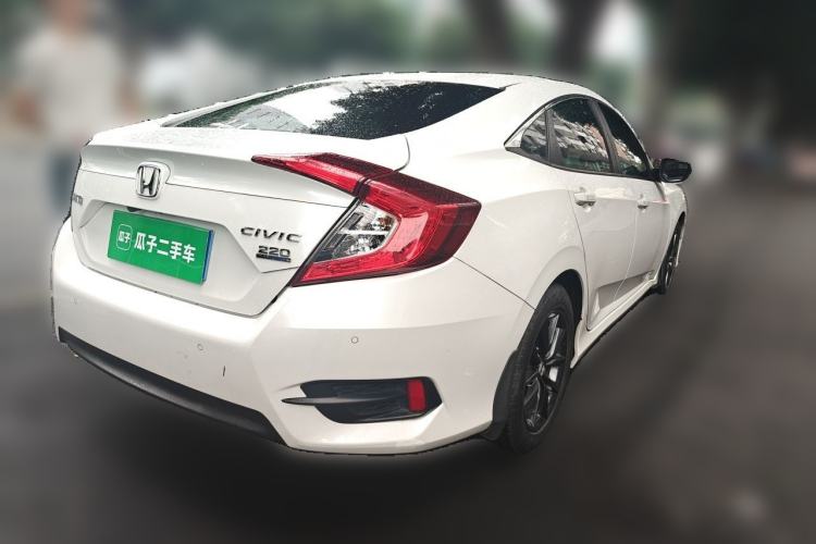 Used Honda Civic 2019 220TURBO CVT Dynamic Edition China VI Rear Right 45 Deg
